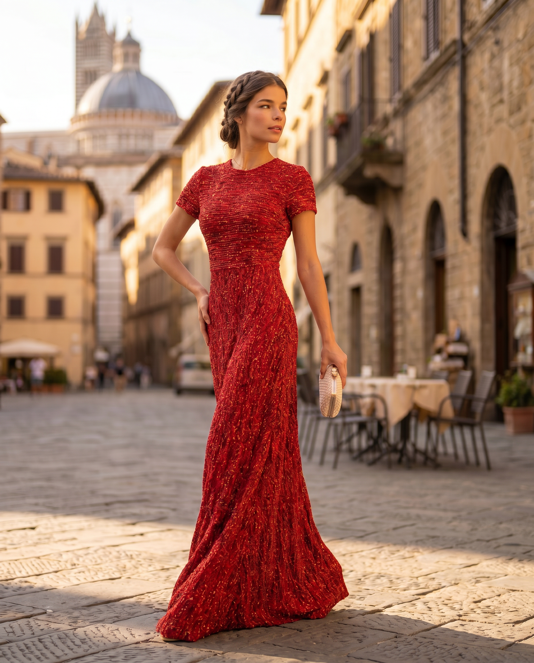 Silhouette Feinstrickkleid