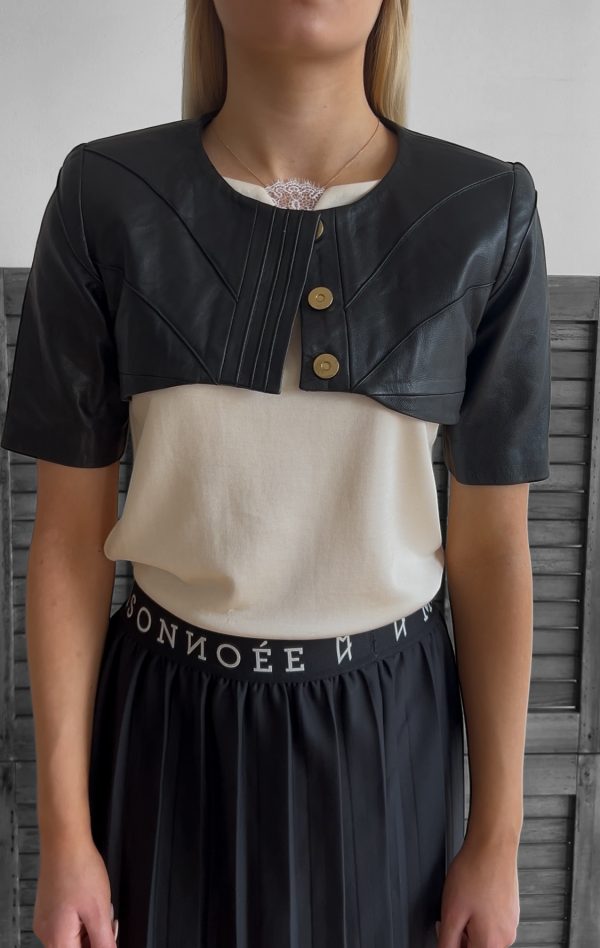 Leder Bolero M