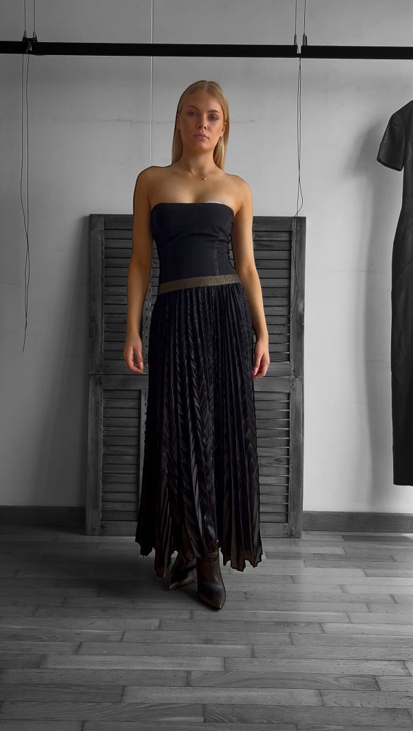 Plisseekleid XS