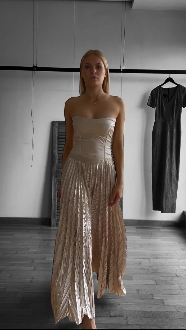 Plisseekleid XS