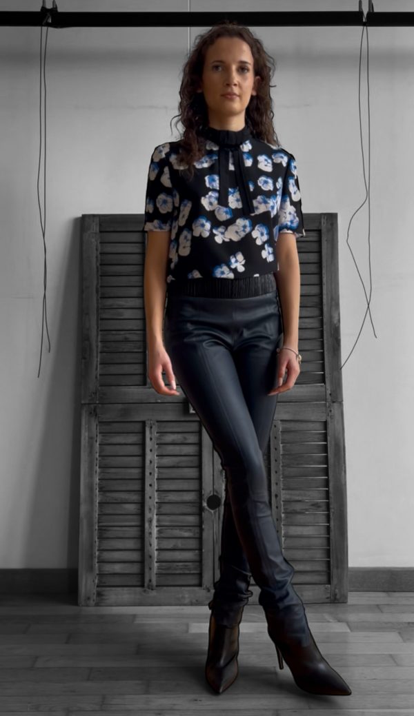 Seidenbluse S