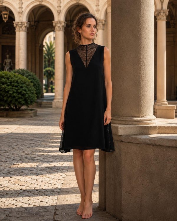 Ava Seidenkleid